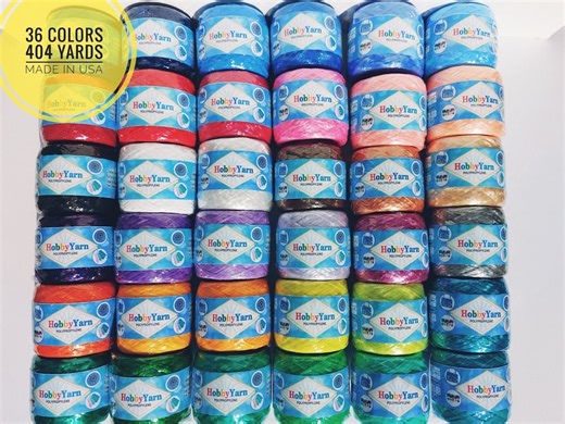 Polypropylene Yarn: 404 Yds, Strong Crochet Knitting Yarn - Etsy