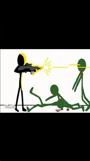 Stickman Shoots Zombie 2 #flipaclip #animation #shorts #stickman