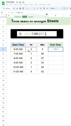 Master Time Calculations in Google Sheets Easy Date & Time Formula Tutorial #exceltips #excel