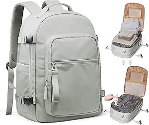 coofay Vacuum Backpack Travel with Pump Vacpack Backpack with Vacuum Compression Personal Item Travel Bag Carry on Backpack for Airplanes Vacuum Seal Backpacks for Traveling on Airplane