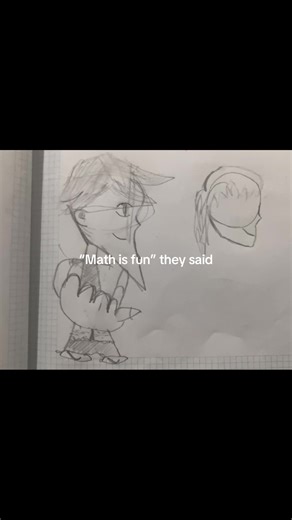 Im so crappy at drawing but in math I get so good😭#math#ihatemath#anime