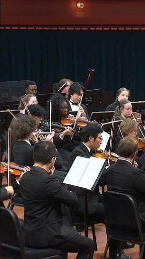 UNT graduate conductor Ella Castro with Felix Mendelssohn's Symphony no. 4 "Italian"!
