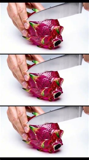 Cutting Glass Dragon Fruit Ai #viral #ai #satisfyingvideo