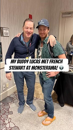 My Buddy Met French Stewart at Monsterama! 👽 #FrenchStewart #Monsterama #3rdRockFromTheSun #90s