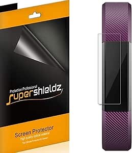Supershieldz (6 Pack) Designed for Fitbit Ace/Fitbit Alta HR/Fitbit Alta Screen Protector, (Full Screen Coverage) High Definition Clear Shield (TPU)
