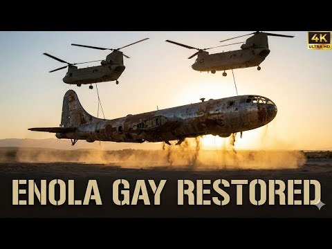 ASMR Full Restoration - The Plane That Dropped the Atomic Bomb (Enola Gay B-29 Process