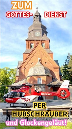 HIMMELFAHRT Wortwörtlich genommen! CHRISTOPH 31 bekam Göttlichen Beistand im Johannesstift Spandau!
