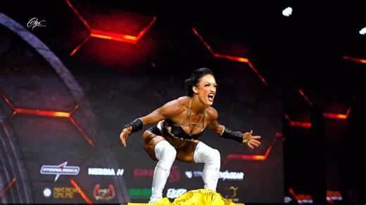 Mitchell Gilbert | @allisonkramer_ifbbpro finals routine Video by @gilcoproductions | Instagram