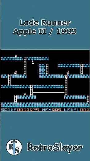 Lode Runner Gameplay Apple II