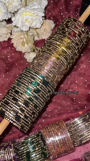 Glass bangles 🥰🫶🏻🌹 | Sparkle Jewelry