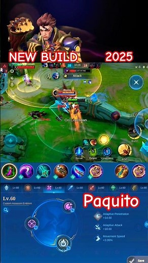 🥊 Paquito’s Strongest Emblem + Build Combo! | Mobile Legends