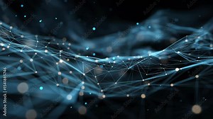 Abstract technology background animation