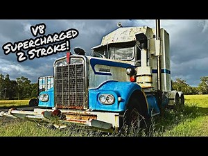 Will it START & DRIVE? V8 Supercharged 2 Stroke Detroit Kenworth Truck SITTING for YEARS!