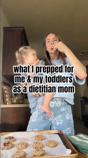 here’s what I prepped this week for me & my toddlers (1yo+3yo) as a dietitian mom #feedingtoddlers
