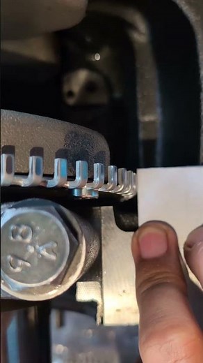 ISUZU 4JJ1 Crank angle sensor rotor checking