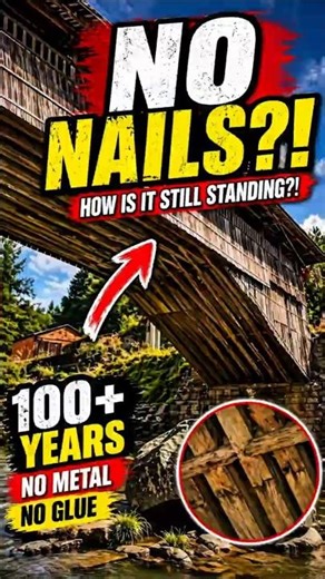 How Did This Bridge Survive 100s of Years.. With ZERO Nails?!