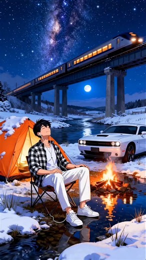 Late Night Winter Escape 🎧🌌 | Lofi Beats & Snow Cabin Vibes