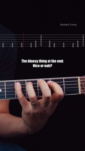 The bluesy thing at the end: nice or nah?