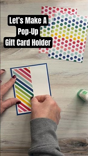 Pop-Up Gift Card Holder: #diy #craft #stampinup #cardmaking