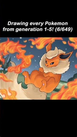 Drawing every Pokemon from gneration 1 - 5 (6/649)
