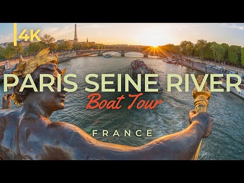 Bateau Mouche Paris Tour 4K | Cruise on the Seine in Paris