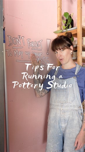 The Pottery Studio | Sunshine Coast on Instagram: "Running a pottery studio comes down to a few simple things that make a big difference. 1. Organisation Shelves, tubs, labels, and places for things to live. When everything has a home, the whole studio feels calmer and it’s easy for students to find what they need without stress. 2. Cleaning Dry clay builds up fast in a shared space and it’s not great for your lungs. Keeping good wet-cleaning tools around and a simple routine in place keeps the 