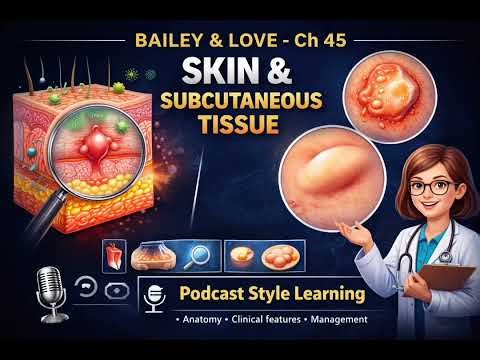 Bailey and Love Explained | Chapter 45: Skin and Subcutaneous Tissue| Learn with podcasts