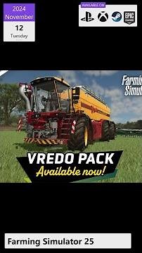 Farming Simulator 25 - Vredo Pack Launch Trailer | PS5 Games