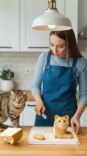 My Cat Thought This Cake Was REAL... Then I Cut It