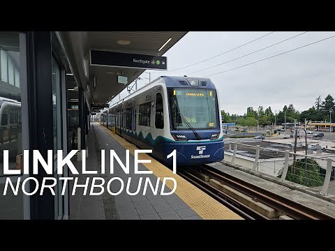 (2023) Complete Sound Transit Link Line 1 Ride - Angle Lake to Northgate