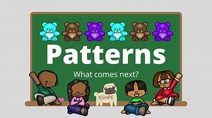 Patterns, What Comes Next? Math, Patterning, Video and SLIDES!!