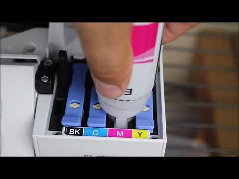 Epson ET 3760 How To Install 502 Ink Bottles