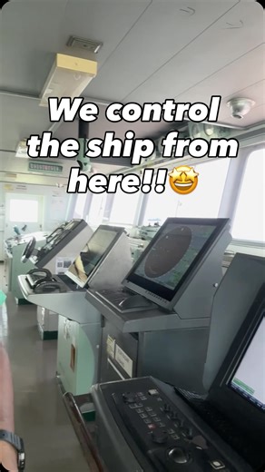 Abhinav Surjan | Merchant Navy on Instagram: "Follow @sailingsurjan From this bridge, we control everything ⚓ Autopilot • Steering • Radar • Lookout Real navigation at sea. This is the Bridge of a ship ⚓ Yahin se pura vessel control hota hai. Autopilot, steering console, radar — aur in windows se proper lookout 👀 Navigation starts here. #merchantnavy #sailor #lifeatsea #humansatsea #shiplife"