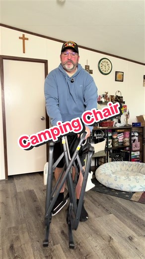 A big guy friendly rocking lawn chair @QVC, Inc #qvc #campchair #tiktokshopcreatorpicks #TikTokShopStockUp #fathersdaygiftideas