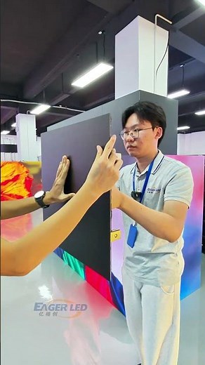 Install this LED panel using a modular approach. #ledscreen #leddisplay #ledwall #ledmodule