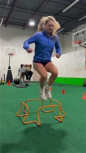 Improve Agility: Hurdle Drills for Quick Direction Changes #ytshorts #football #training #fitness