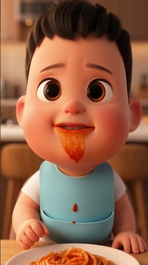 **“1-Year-Old Baby Gives a Serious Masterclass on How to Eat Spaghetti 🍝😂”**