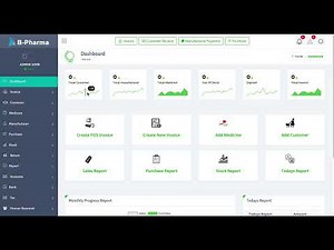 Pharmacy Management Software demo || Medicine Store manage billing stock