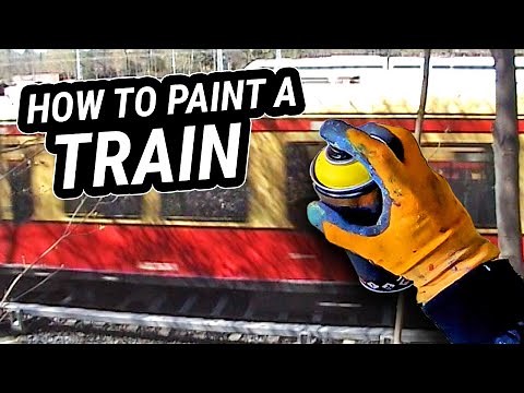 how to paint a train easy | for beginners