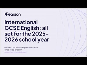 Int GCSEs in English: all set for the 2025-2026 school year