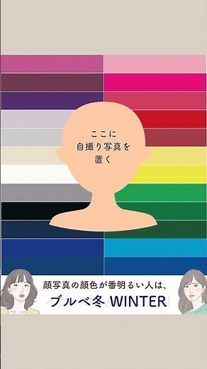 ＼10秒で分かる♡／IEBEL♡パーソナルカラー診断💙