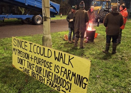 Farmers escalate UK-wide direct action with tractor blockades