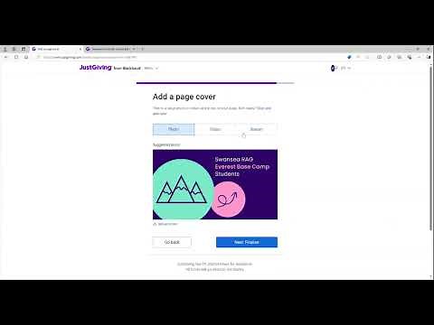 How to create an individual JustGiving page - Hft