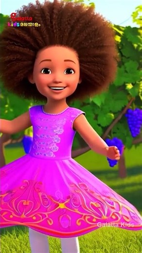 നിറം നിറമുള്ള ഫലങ്ങൾ - The Fruits Song | Malayalam Nursery Rhymes for Children's | Shorts