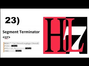 23 HL7 Segment Terminator Carriage return , Notepad ++ , View Symbols and character