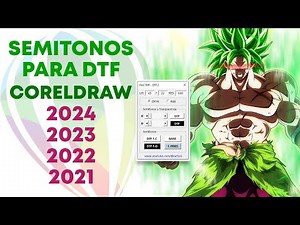 🚀🚀 COMO HACER SEMITONOS EN COREL DRAW PARA IMPRIMIR EN DTF | HALFTONE FOR DTF IN CORELDRAW 2024 😎😎