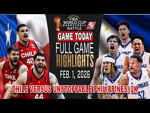 GILAS PILIPINAS vs CHILE GAME TODAY February 1, 2026 - Philippines Shocking Thrilling Game! 2k
