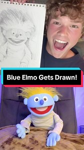 85K views · 3.1K reactions | Blue Emo gets drawn by painter @paxtonj.gallery | PeterPrankster | Facebook