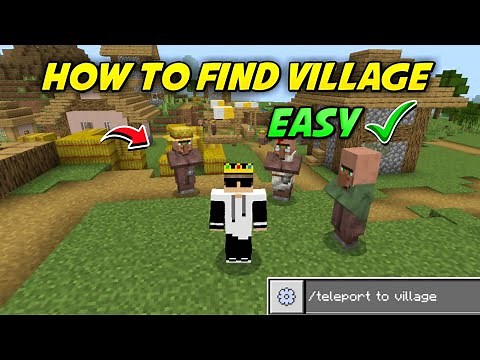 How To Find Village In Minecraft 1.21+ \\\\ Best And Easy Trick To Find Village \\\\ Mcpe Gamer