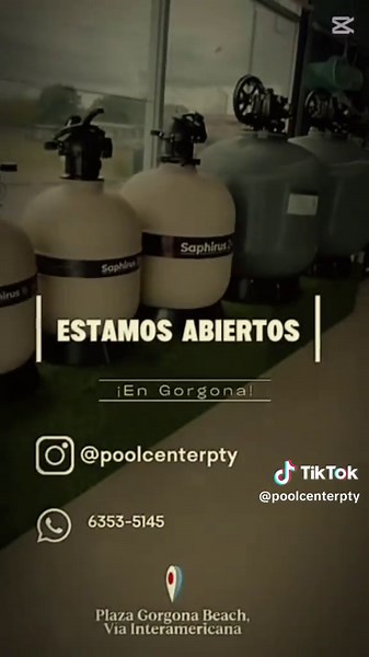 “En Pool Center encuentras todo lo que tu piscina necesita 🌊✨ Bombas, filtros, químicos, accesorios y mucho más. ¡Visítanos y descubre el centro donde lo encontrarás todo!”